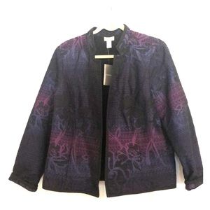 Chico’s Ombré Jacquard Jacket